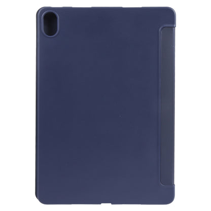 For Huawei MatePad Air 11.5 GEBEI 3-folding Holder Shockproof Flip Leather Tablet Case(Dark Blue) by GEBEI