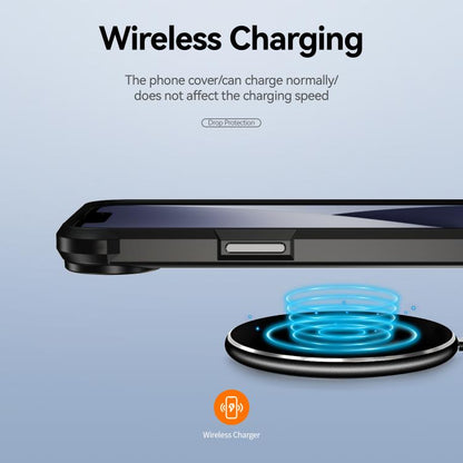 For iPhone 16e TPU + PC Lens Protection Phone Case(Black) by bashfashion