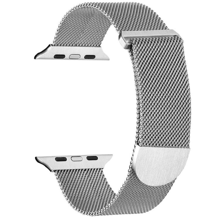 For Apple Watch Ultra 49mm Milanese Metal Magnetic Watch Band(Silver) by bashfashion