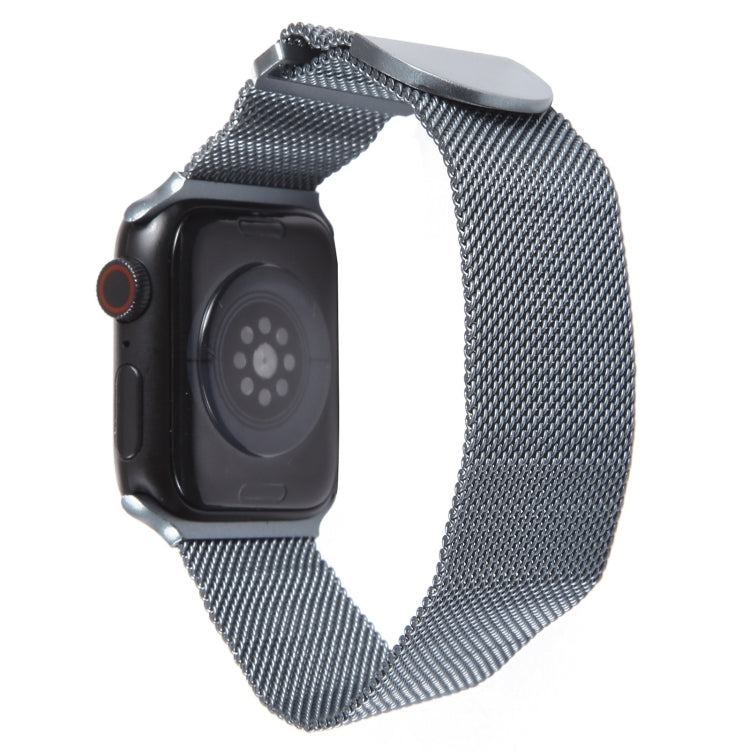 For Apple Watch Ultra 49mm Milanese Metal Magnetic Watch Band(Space Grey) by bashfashion