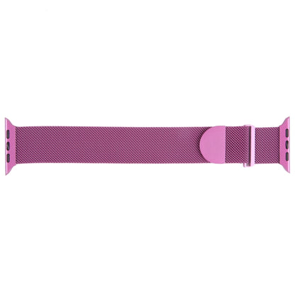 For Apple Watch Ultra 49mm Milanese Metal Magnetic Watch Band(Purple) by bashfashion