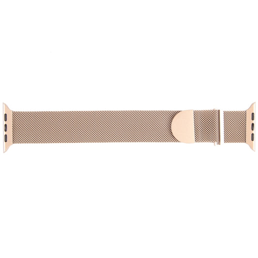 For Apple Watch Ultra 49mm Milanese Metal Magnetic Watch Band(Retro Gold) by bashfashion