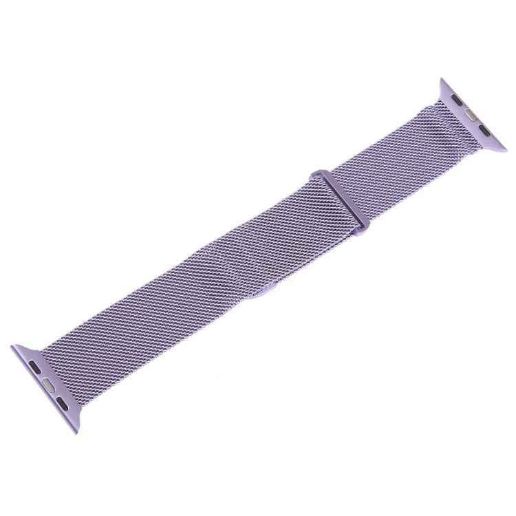 For Apple Watch Ultra 49mm Milanese Metal Magnetic Watch Band(Lavender Purple) by bashfashion