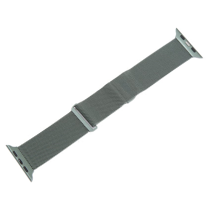 For Apple Watch Ultra 49mm Milanese Metal Magnetic Watch Band(Pine Green) by bashfashion