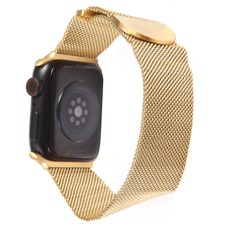 For Apple Watch SE 2022 40mm Milanese Metal Magnetic Watch Band(Gold) by bashfashion