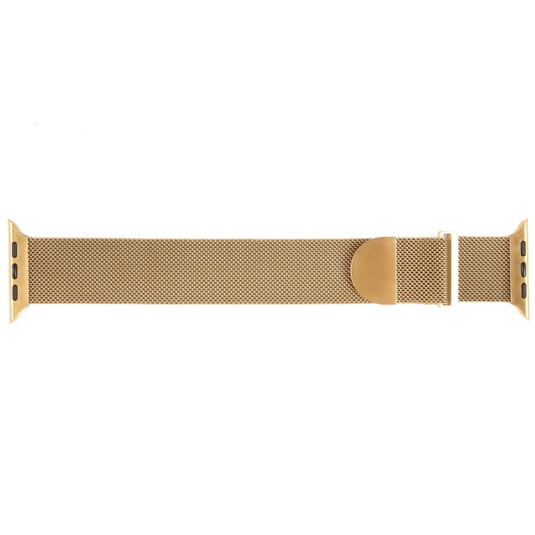 For Apple Watch 5 40mm Milanese Metal Magnetic Watch Band(Gold) by bashfashion