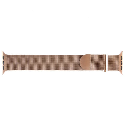 For Apple Watch 2 42mm Milanese Metal Magnetic Watch Band(Rose Gold) by bashfashion