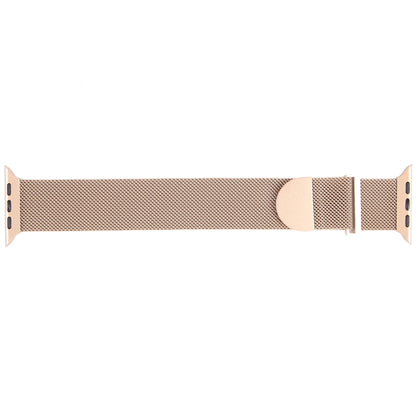 For Apple Watch 42mm Milanese Metal Magnetic Watch Band(Rose Gold) by bashfashion