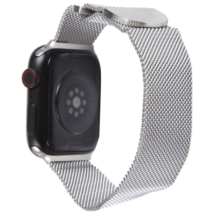 For Apple Watch Ultra 2 49mm Milanese Metal Magnetic Watch Band(Silver) by bashfashion