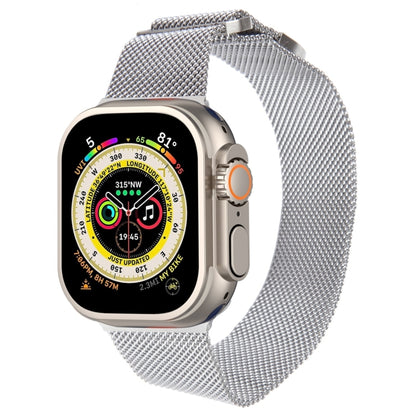 For Apple Watch Ultra 2 49mm Milanese Metal Magnetic Watch Band(Silver) by bashfashion