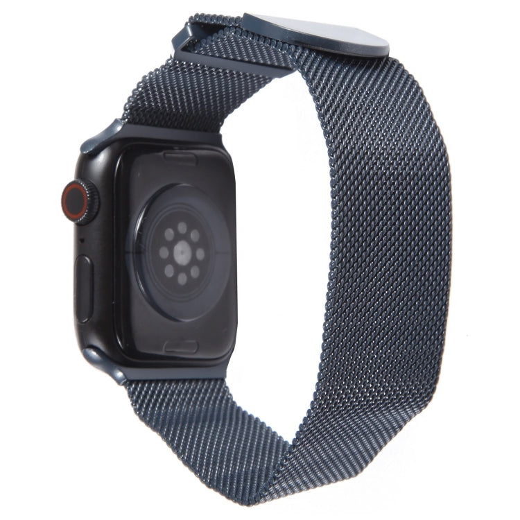 For Apple Watch Ultra 2 49mm Milanese Metal Magnetic Watch Band(Midnight Blue) by bashfashion