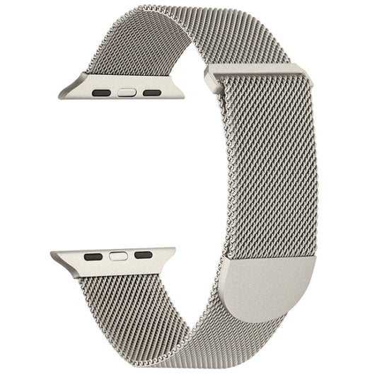 For Apple Watch Ultra 2 49mm Milanese Metal Magnetic Watch Band(Starlight) by bashfashion