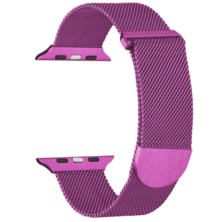 For Apple Watch Ultra 2 49mm Milanese Metal Magnetic Watch Band(Purple) by bashfashion
