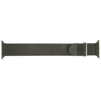 For Apple Watch Ultra 2 49mm Milanese Metal Magnetic Watch Band(Army Green) by bashfashion
