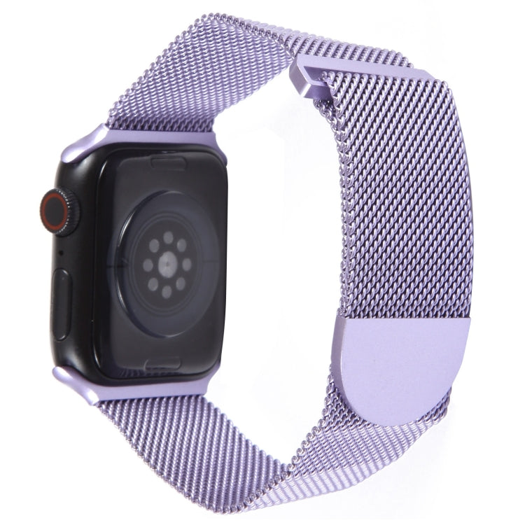 For Apple Watch Ultra 2 49mm Milanese Metal Magnetic Watch Band(Lavender Purple) by bashfashion