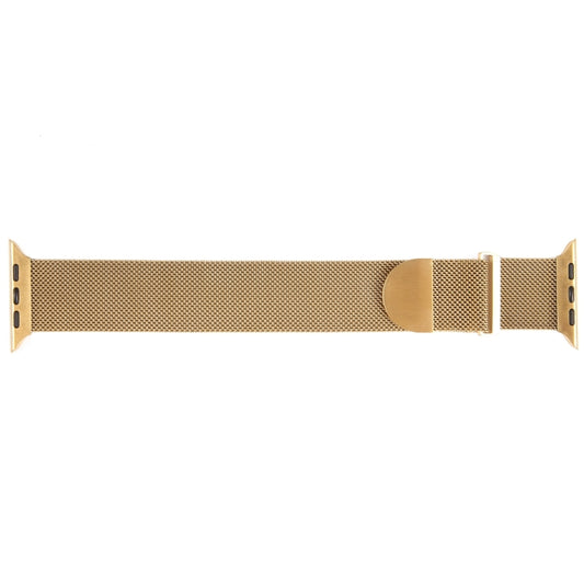 For Apple Watch 9 45mm Milanese Metal Magnetic Watch Band(Gold) by bashfashion