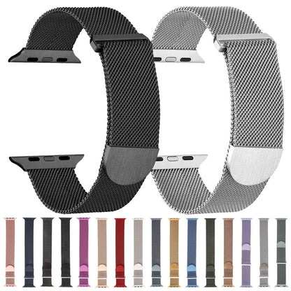 For Apple Watch Ultra 2 49mm Milanese Metal Magnetic Watch Band(Lavender Purple) by bashfashion