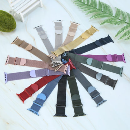 For Apple Watch Ultra 2 49mm Milanese Metal Magnetic Watch Band(Lavender Purple) by bashfashion