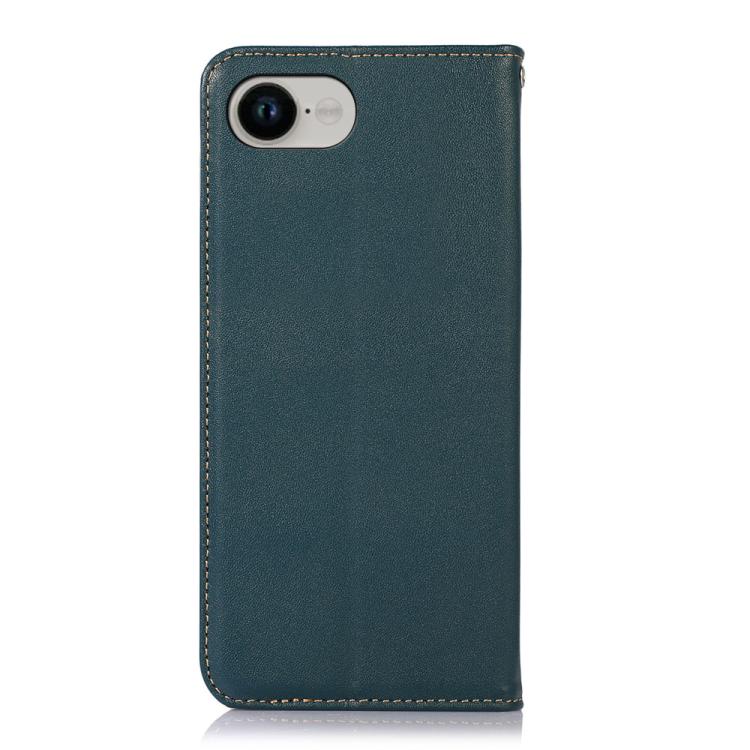 For iPhone 16e KHAZNEH Nappa Top Layer Cowhide Leather Phone Case(Green) by bashfashion