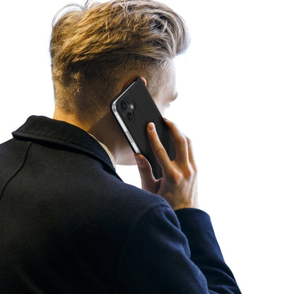 For iPhone 16 DUX DUCIS Skin Pro Series Flip Leather Phone Case(Black) by DUX DUCIS