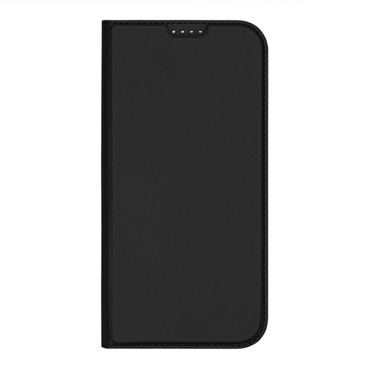 For iPhone 16 Pro DUX DUCIS Skin Pro Series Flip Leather Phone Case(Black) by DUX DUCIS