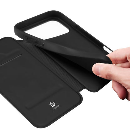 For iPhone 17 Pro Max DUX DUCIS Skin Pro Series Flip Leather Phone Case(Black) by DUX DUCIS