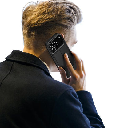 For iPhone 17 Pro DUX DUCIS Skin Pro Series Flip Leather Phone Case(Black) by DUX DUCIS