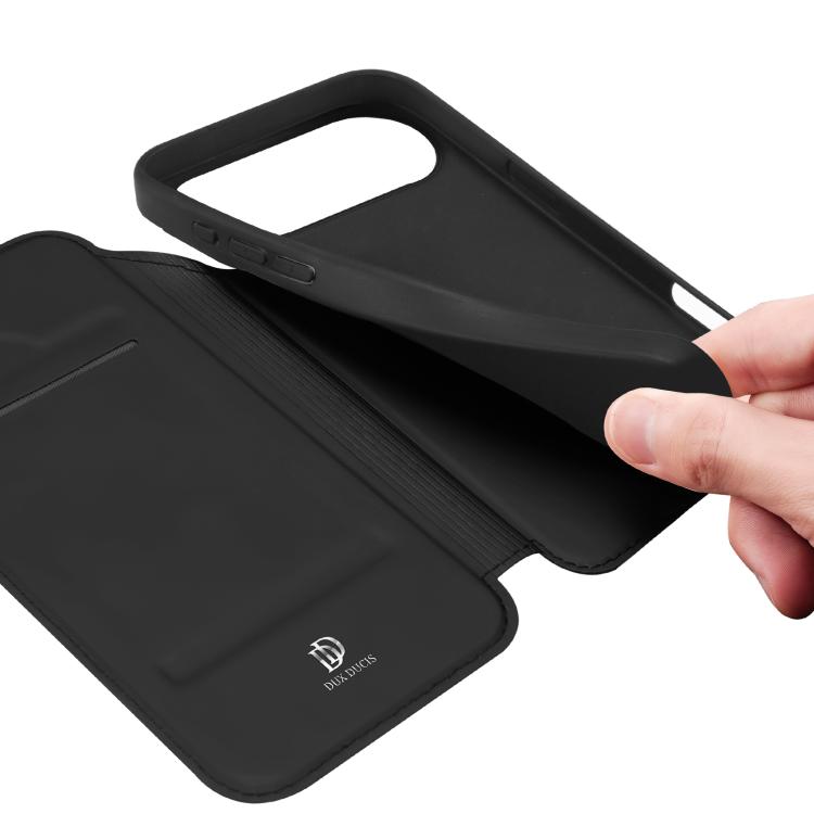 For iPhone Air DUX DUCIS Skin Pro Series Flip Leather Phone Case(Black) by DUX DUCIS