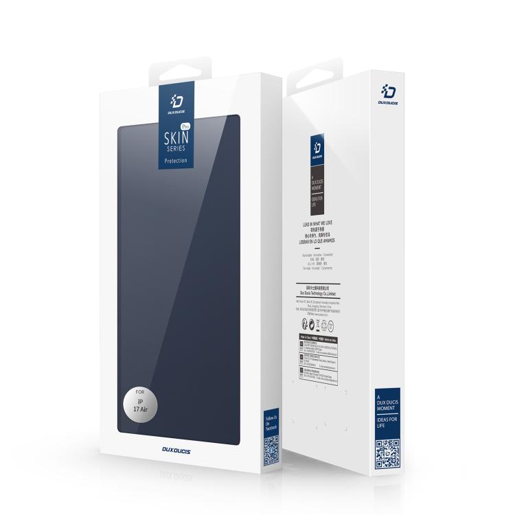 For iPhone Air DUX DUCIS Skin Pro Series Flip Leather Phone Case(Blue) by DUX DUCIS