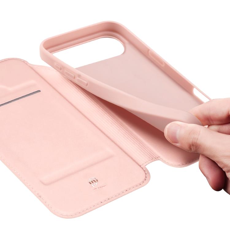 For iPhone Air DUX DUCIS Skin Pro Series Flip Leather Phone Case(Rose Gold) by DUX DUCIS