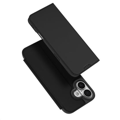 For iPhone 17 DUX DUCIS Skin Pro Series Flip Leather Phone Case(Black) by DUX DUCIS