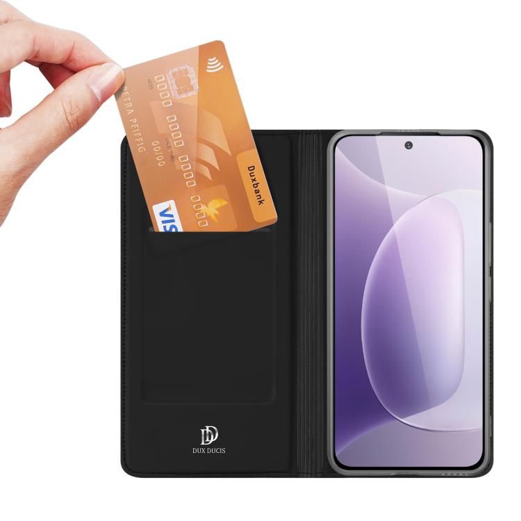 For Honor 300 DUX DUCIS Skin Pro Series Flip Leather Phone Case(Black) by DUX DUCIS