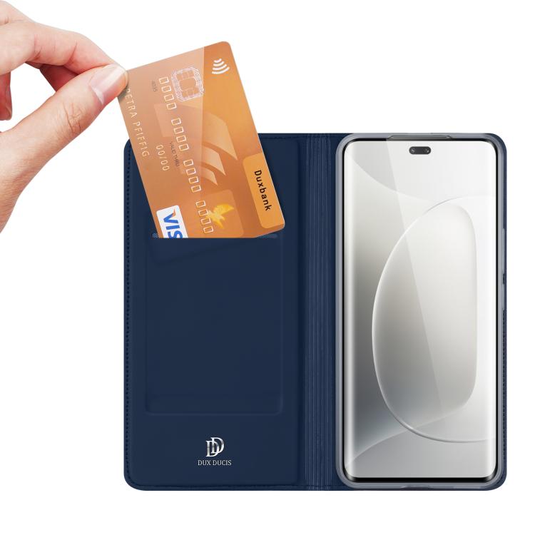 For Honor 300 Pro / 300 Ultra DUX DUCIS Skin Pro Series Flip Leather Phone Case(Blue) by DUX DUCIS