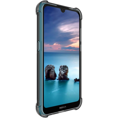 For Nokia 1.3 IMAK Full Coverage Shockproof TPU Protective Case(Transparent Black) by imak
