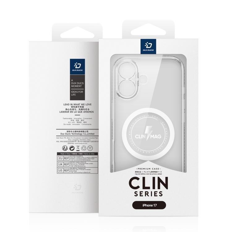 For iPhone 17 DUX DUCIS Clin Mag Series Magsafe TPU Phone Case(Transparent) by DUX DUCIS