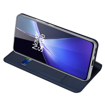 For OnePlus Nord CE4 / OPPO K12 DUX DUCIS Skin Pro Series Horizontal Flip Phone Leather Case(Blue) by DUX DUCIS