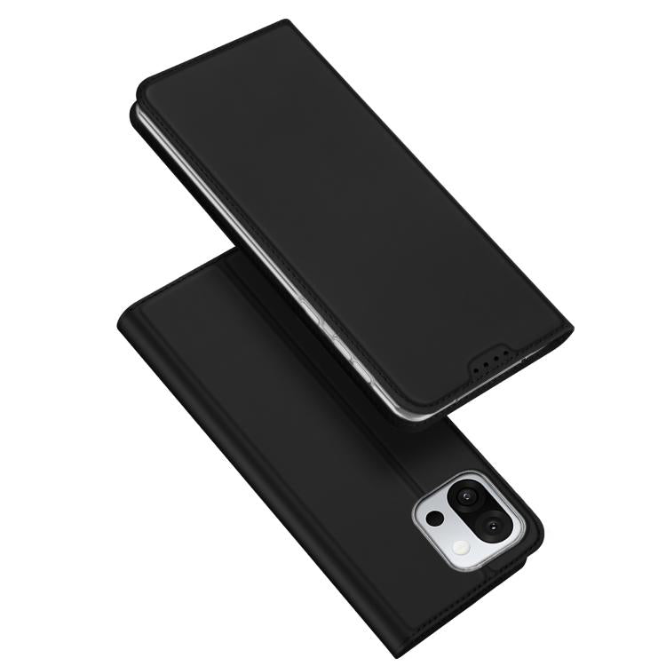 For OnePlus 13T DUX DUCIS Skin Pro Series Horizontal Flip Phone Leather Case(Black) by DUX DUCIS