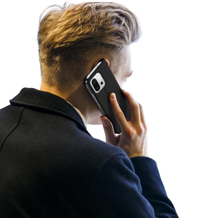 For OnePlus 13T DUX DUCIS Skin Pro Series Horizontal Flip Phone Leather Case(Black) by DUX DUCIS