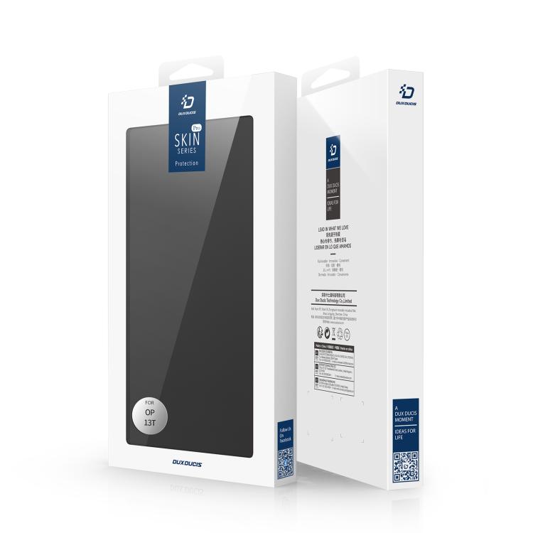 For OnePlus 13T DUX DUCIS Skin Pro Series Horizontal Flip Phone Leather Case(Black) by DUX DUCIS