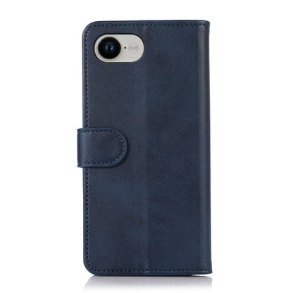 For iPhone 16e Cow Texture Leather Phone Case(Blue) by bashfashion