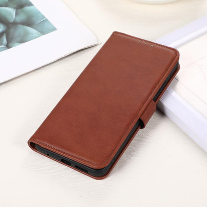 For iPhone 16e Cow Texture Leather Phone Case(Brown) by bashfashion