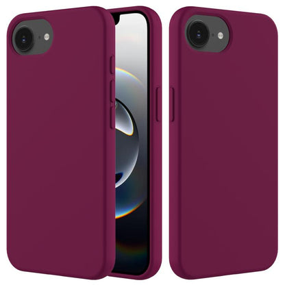 For iPhone 16e Solid Color Silicone Phone Case(Violet) by bashfashion