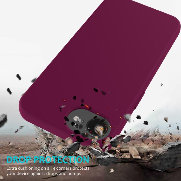 For iPhone 16e Solid Color Silicone Phone Case(Violet) by bashfashion