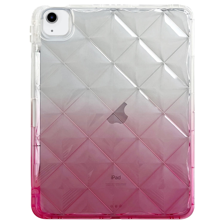 For iPad 2025 / 2022 Gradient Diamond Plaid TPU Tablet Case(Gradient Pink) by bashfashion