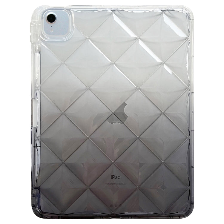 For iPad mini 6 / mini 2024 Gradient Diamond Plaid TPU Tablet Case(Gradient Black) by bashfashion