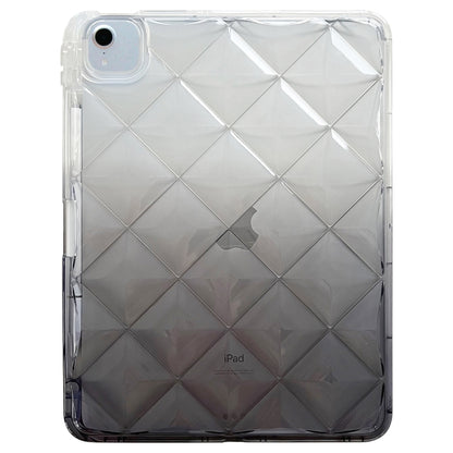 For iPad mini 6 / mini 2024 Gradient Diamond Plaid TPU Tablet Case(Gradient Black) by bashfashion