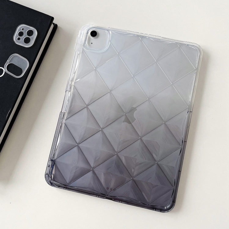 For iPad mini 6 / mini 2024 Gradient Diamond Plaid TPU Tablet Case(Gradient Black) by bashfashion