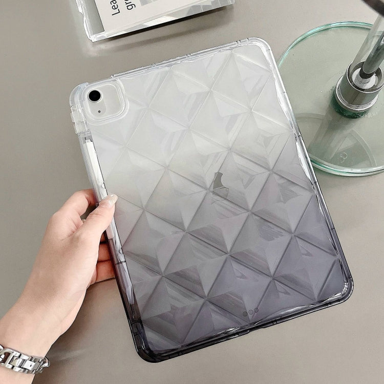 For iPad mini 6 / mini 2024 Gradient Diamond Plaid TPU Tablet Case(Gradient Black) by bashfashion