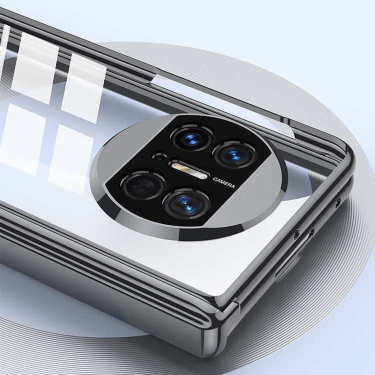 For Huawei Mate X3 GKK Integrated Hinge Folding Phone Case with Holder(Green) by GKK