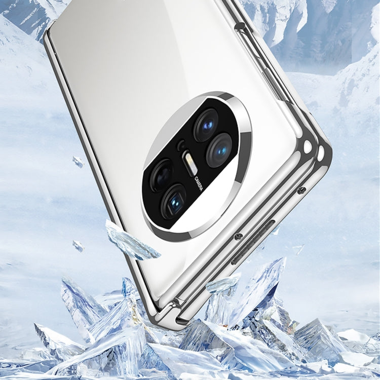 For Huawei Mate X3 GKK Integrated Hinge Folding Phone Case with Holder(Green) by GKK